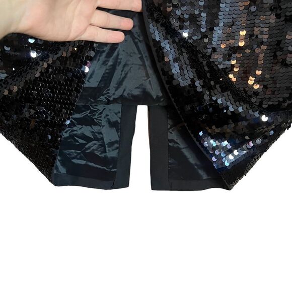 Express design studio black sequin skirt. Size 2 - Picture 8 of 10